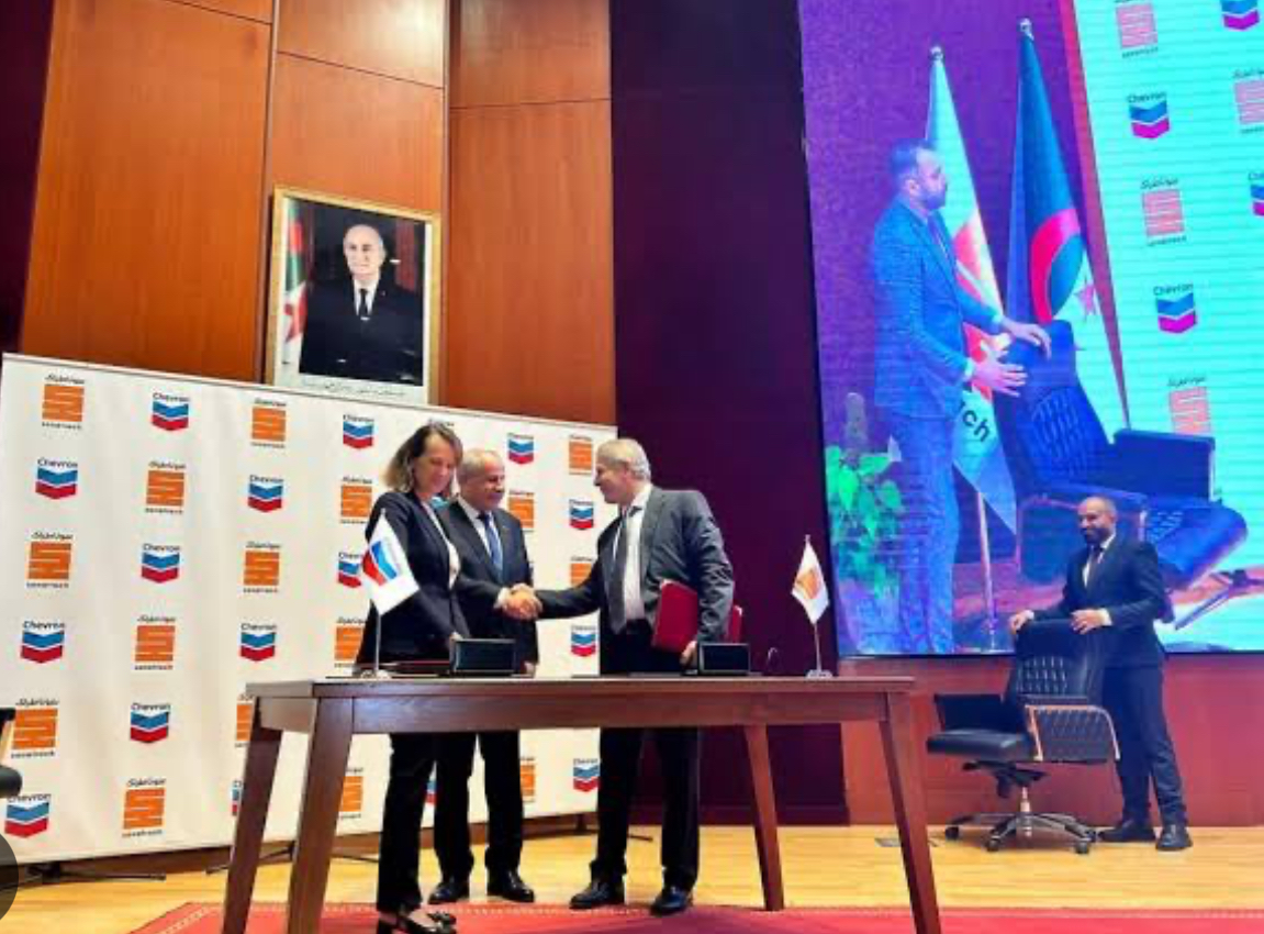 Chevron et Sonatrach signent un accord stratégique sur les hydrocarbures - Réveil d'algérie
